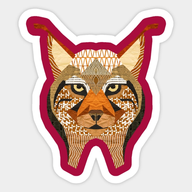 Bobcat Sticker by Wordkeeper